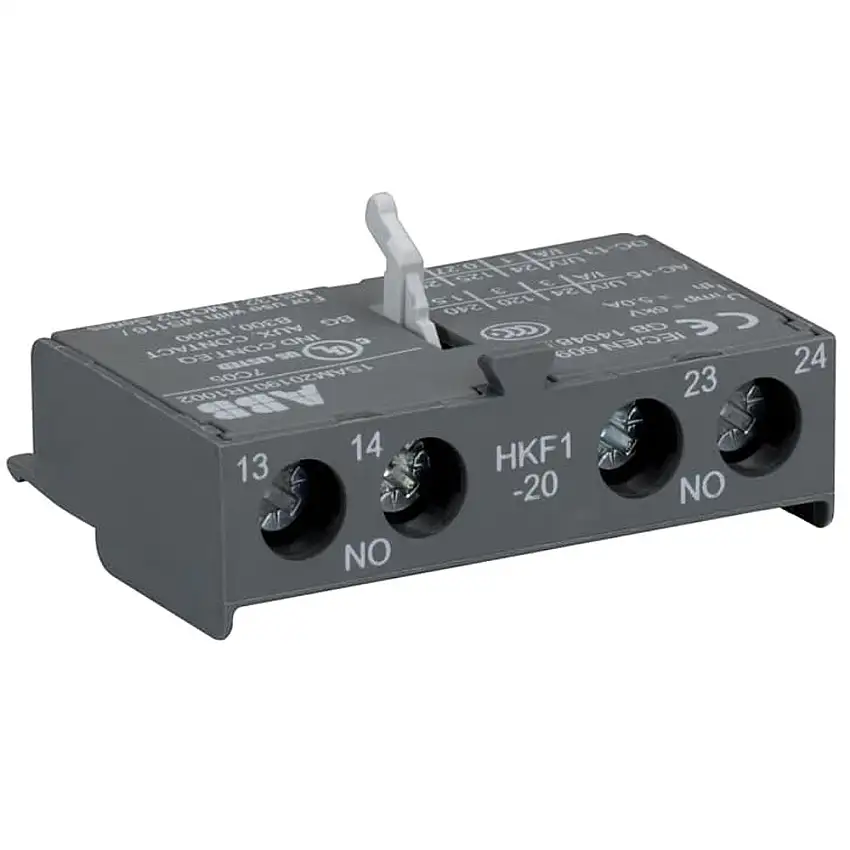 Contatto aux no-no laterale per termico serie MS13X HKF1-20 Abb
