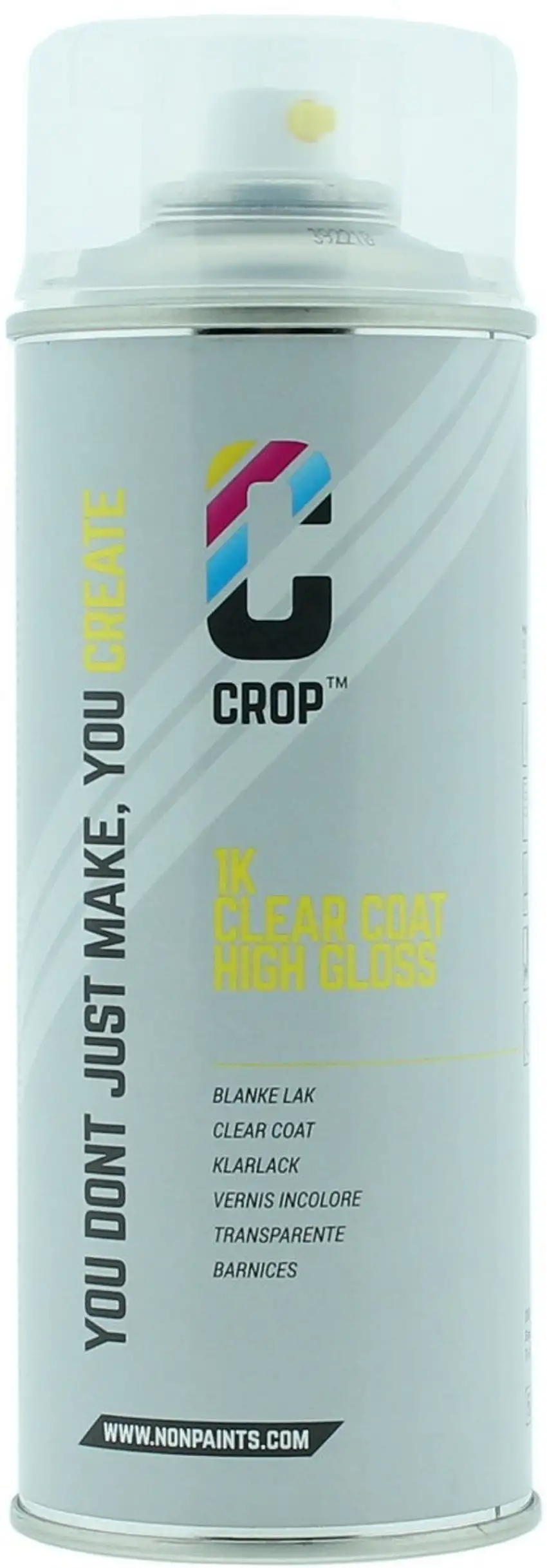 CROP Bomboletta Trasparente Lucido