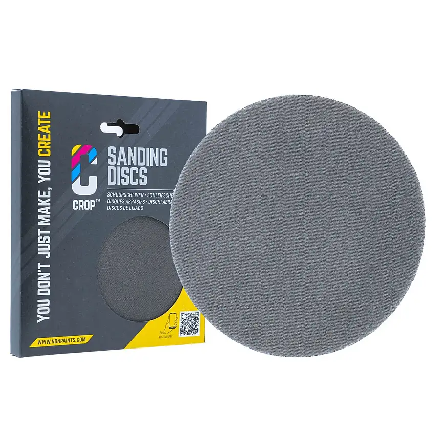 CROP Disco Abrasivo Spugnoso Ø 150mm P500 - 2pz
