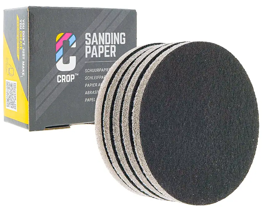 CROP Disco abrasivo in schiuma 75mm grana 360 - 5 pezzi