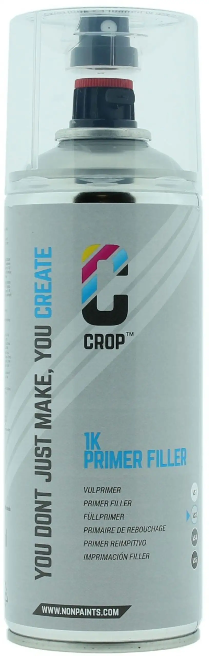 CROP Fondo Spray VS2 Grigio Chiaro
