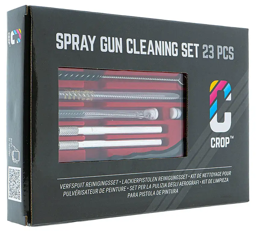 CROP Set Per La Pulizia Degli Aerografi 23pz