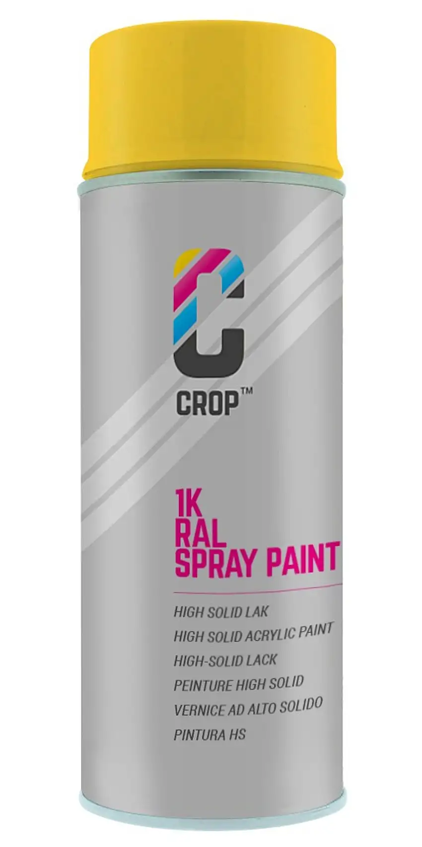 CROP Bomboletta Spray Giallo Zinco Lucido RAL 1018 - 400ml