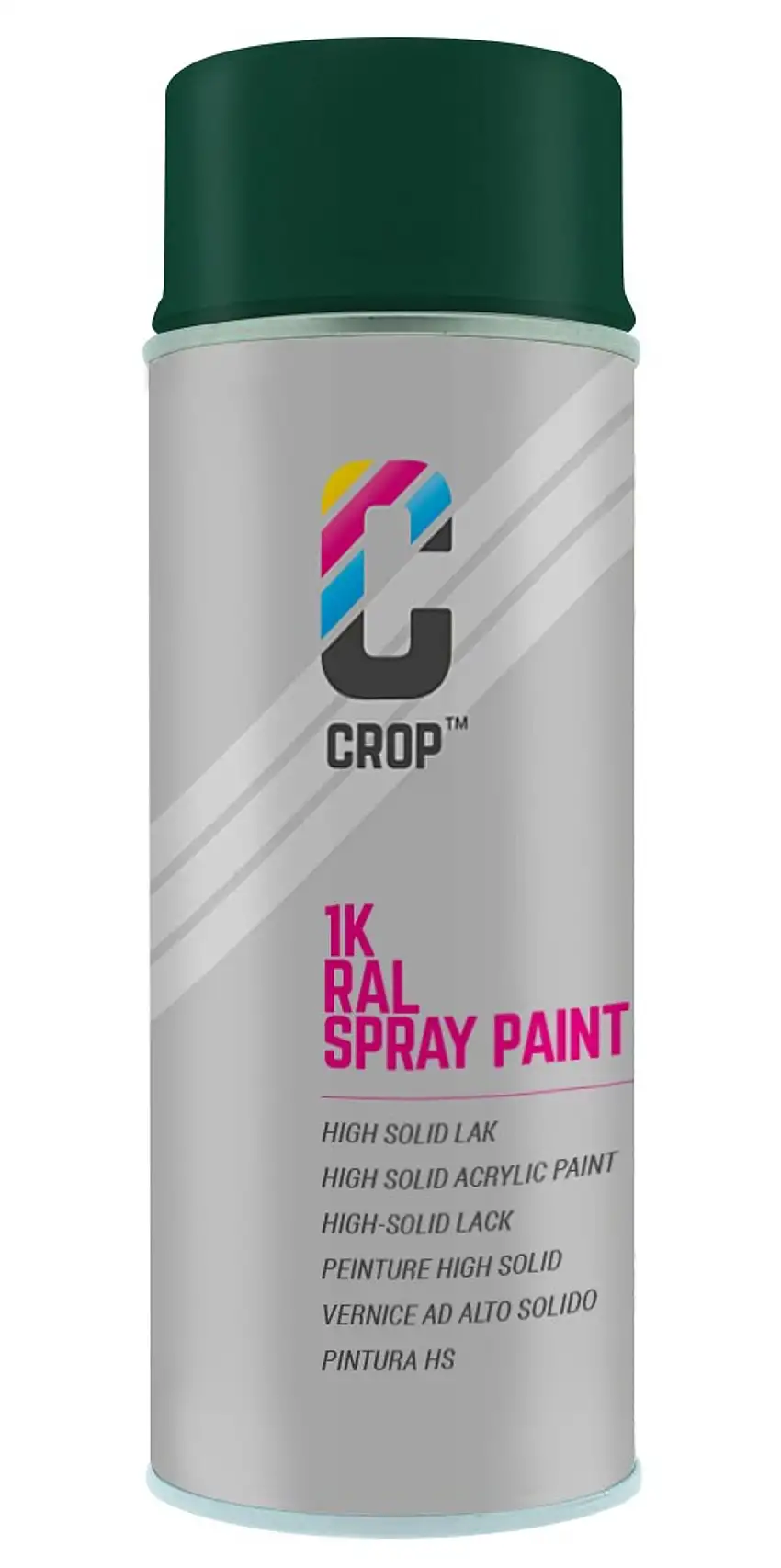 CROP Bomboletta Spray Verde Grigiastro Lucido RAL 6005 - 400ml