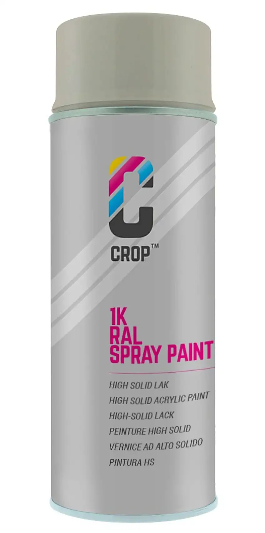 CROP Bomboletta Spray Grigio Ghiaia Lucido RAL 7032 - 400ml