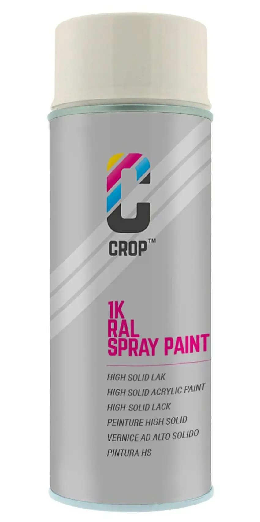 CROP Bomboletta Spray Bianco Crema Lucido RAL 9001 - 400ml
