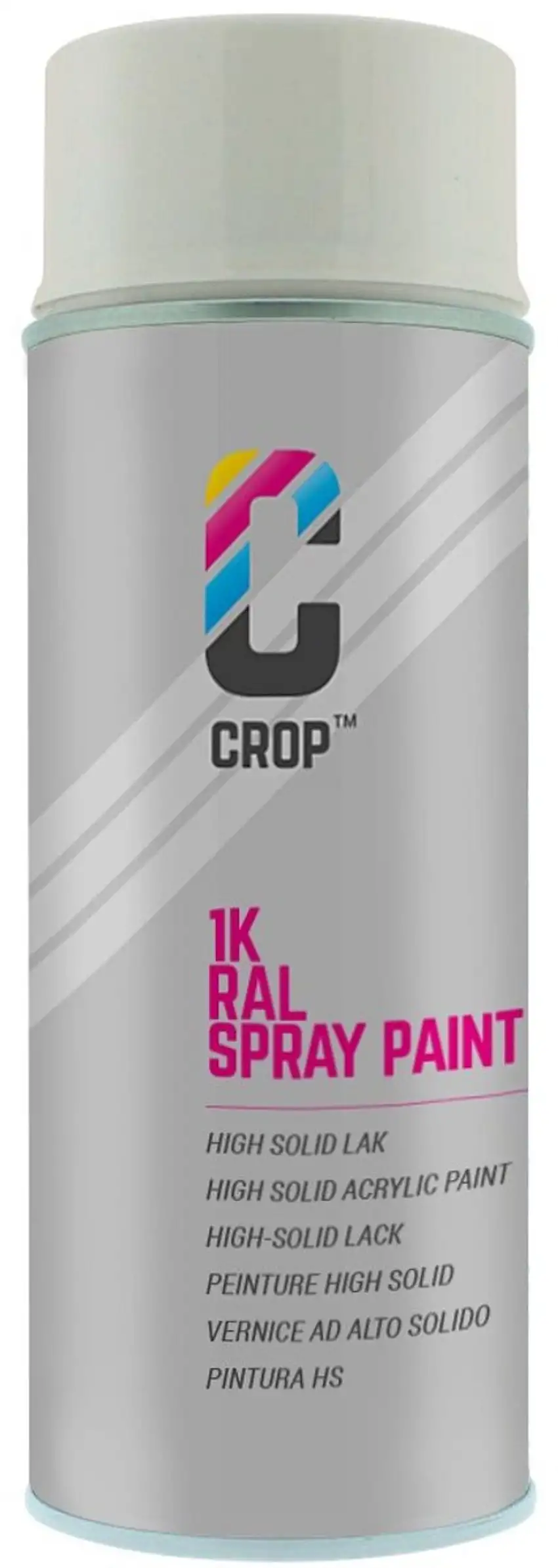 CROP Bomboletta Spray Bianco Grigiastro Opaco RAL 9002 - 400ml