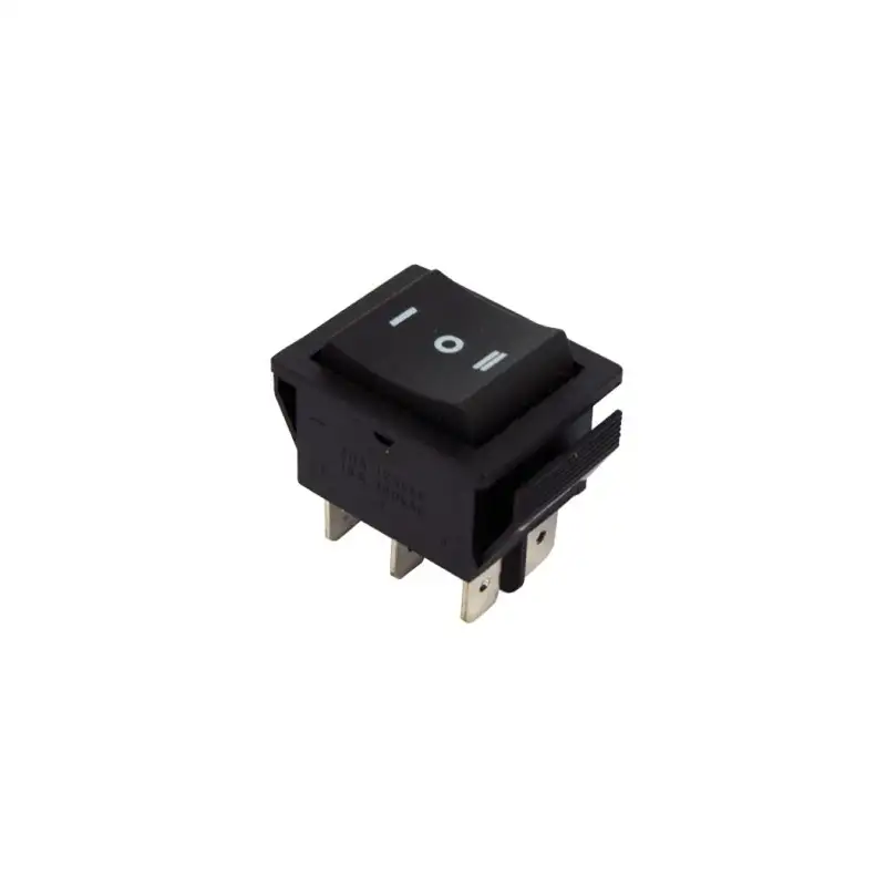 Deviatore Basculante tre poisizioni ON - OFF - ON 31x26mm