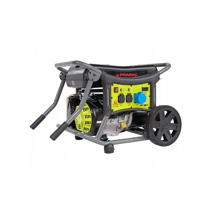 Generatore "WX 6200 ES" motore OHV monofase con funzionamento a benzina e avviamento a strappo ed elettrico 5800 W