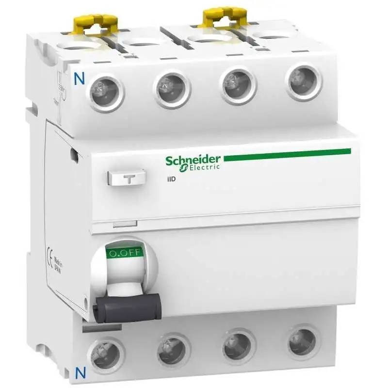 SCHNEIDER A9R41440 - Differenziale Puro 4 Poli 40A 30MA AC 4 Moduli