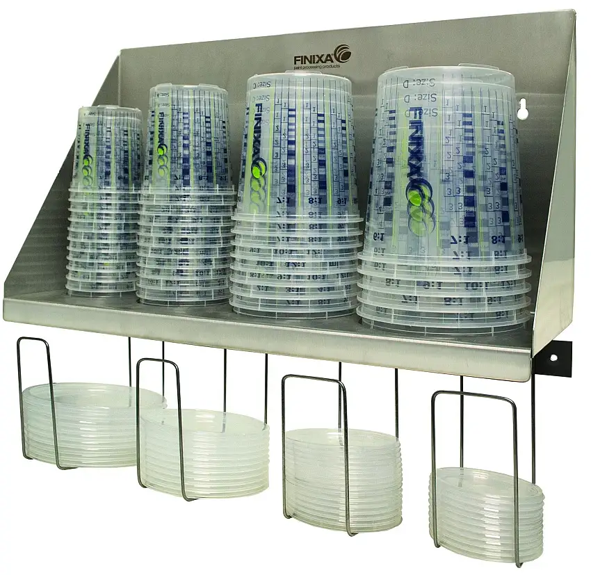 FINIXA Dispenser Per Tazze Graduate e Coperchi