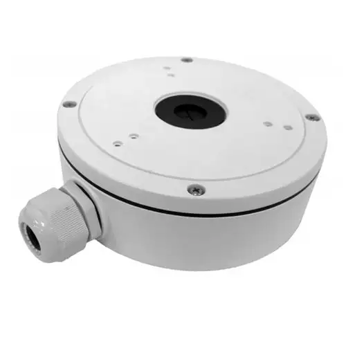 Box di collegamento posteriore in alluminio bianco diam. 157 mm DS-1280ZJ-M / Segshop | Box di collegamento posteriore in alluminio bianco diam. 157 mm DS-1280ZJ-M
