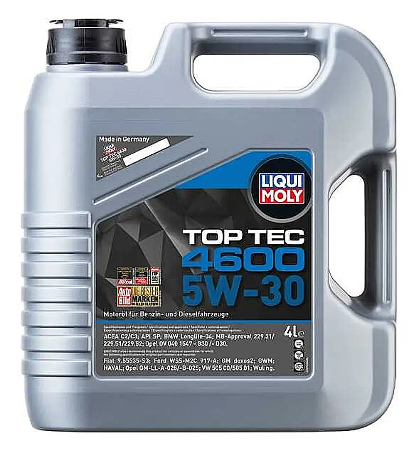 Liqui Moly Olio motore Top Tec 4600 5W30 4 litri