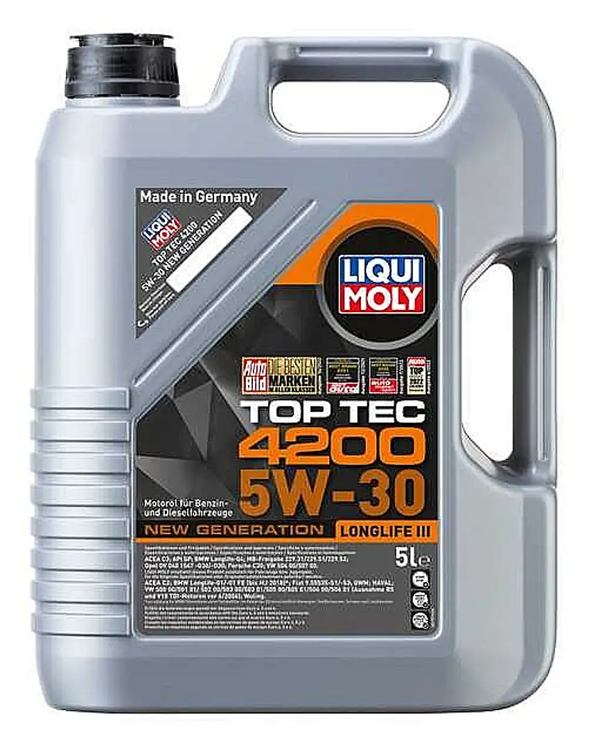 Liqui Moly Olio motore Top Tec 4200 5W30 New Generation 5 litri