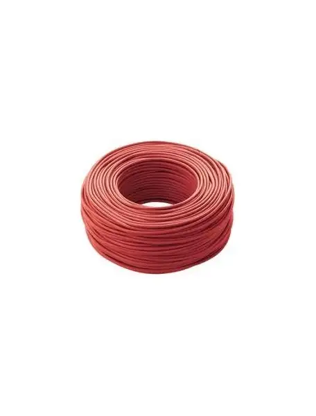 2x1,50 cavo per sensori antincendio antifiamma rosso 100 metri ph215rzm