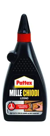 ADESIVI PATTEX MILLECHIODI LEGNO 200 G 12 PZ