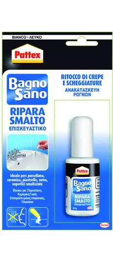 ADESIVI PATTEX BAGNO-SANO RIPARA SMALTO  50 G 6 PZ