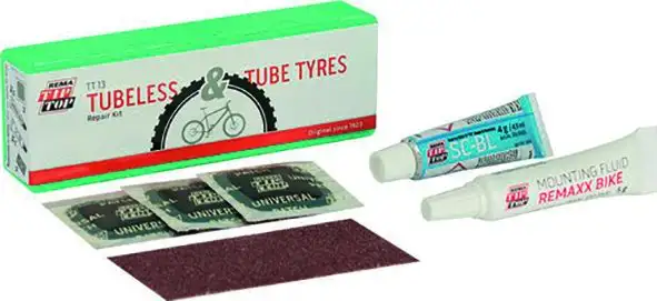 KIT RIPARAZIONE CICLI TIP-TOP TT-BIKE 13 TUBELESS 6 PEZZI