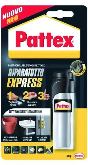 ADESIVI PATTEX RIPARA EXPRESS CLASSIC  48 G 12 PZ