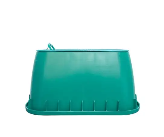 Pozzetto rettangolare XLMaxi 117 59x81 H41,5cm coperchio verde con maniglia certificato