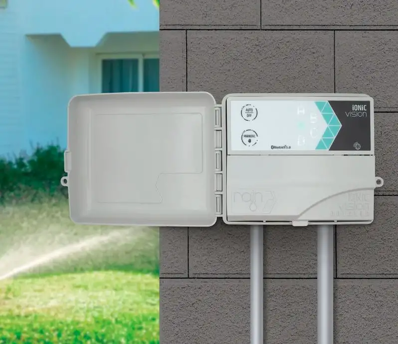 Rain programmatore IONIC VISION OUTDOOR a 4 settori 24 volt trasformatore interno con nuvola mini wifi vision