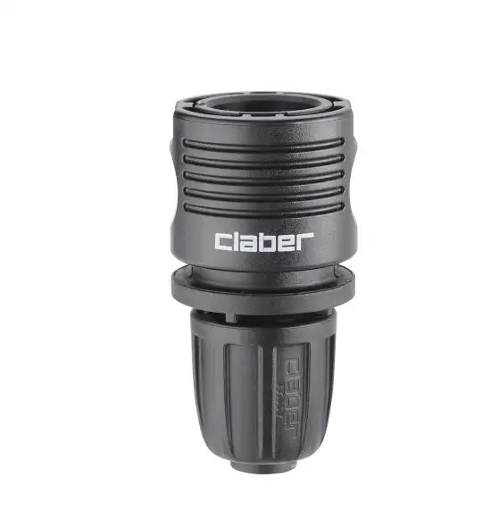Raccordo automatico CLICK plastica 1/2" (13-16mm) Caber 91009