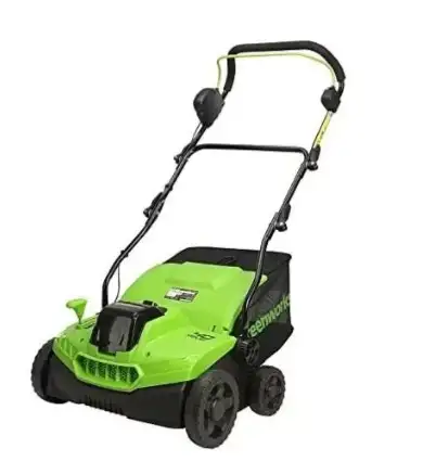 Arieggiatore sacco molle e lame incluse 48V DVT Greenworks GD48SC36 senza batteria e caricabatteria