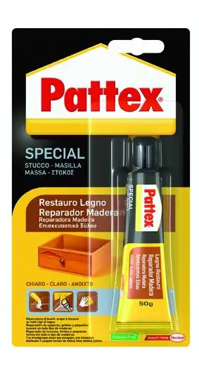ADESIVI PATTEX SPECIAL LEGNORESTAURO CHIARO  50 G 6 PZ
