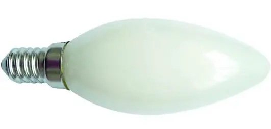 LAMPADE LED VIGOR SATIN CANDELA FREDDA E14 4W -420LM 6 PZ