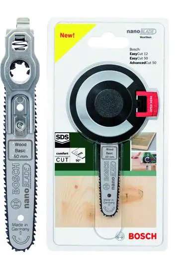 LAME P/SEGHETTI BOSCH EASYCUT NANO-WOOD BASIC 50 2609256D83