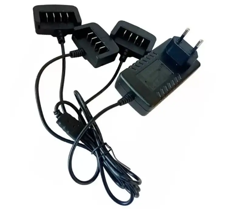 Caricabatterie a 3 vie e basette Volpi KV380R72