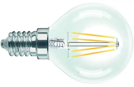 LAMPADE LED VIGOR FILAMENTO MICROSFERA CALDA E14 4W -480LM 6 PZ