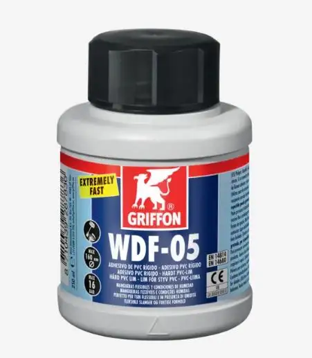 Colla GRIFFON WDF-05 per PVC da 250 gr+spazzola
