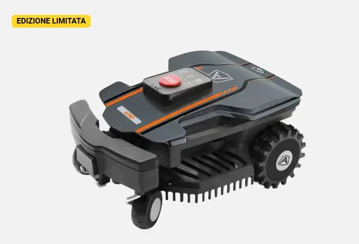 Ambrogio UNO L15 D robot tagliaerba max 400 mq LIMITED EDITION completo di cavo perimetrale e picchetti fissaggio.