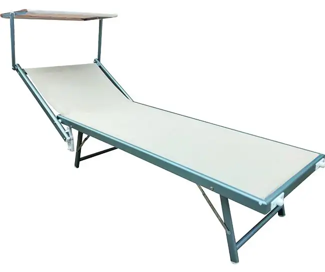 LETTINO PRENDISOLE VIGOR LUSY ALU BEIGE 187X57X37H