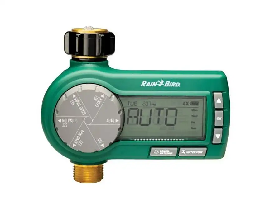Rain Bird programmatore ESP HT2-BSP a batteria da rubinetto con attacco in ottone