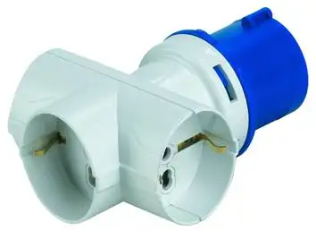 ADATTATORE INDUSTRIALI 2P-16A+T CEE-3SCHUKO ART. 1879