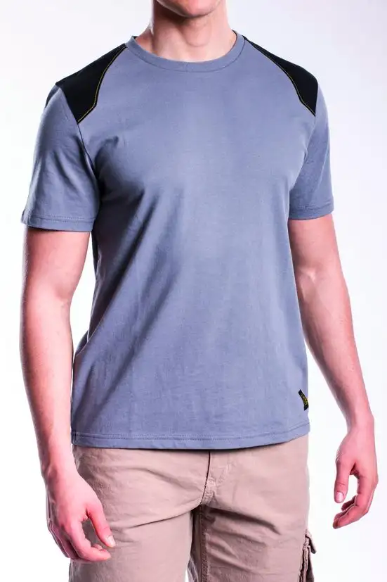 MAGLIETTA RICA LEWIS WORKTS T-SHIRT COTON GRIGIO  S