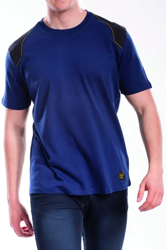 MAGLIETTA RICA LEWIS WORKTS T-SHIRT COTON BLU   L