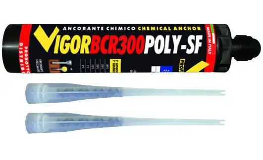 ANCORANTE VIGOR POLY-SF BCR-300 ETA-CE 2MIX   300 ML 12 PZ