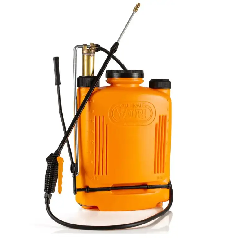 Pompa manuale a spalla RECORD 20 litri pompante in ottone - VOLPI 95UG