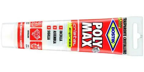 ADESIVI BOSTIK POLY-MAX CRISTAL ORIGINAL 115 G TUBO 12 PZ