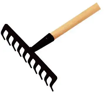RASTRELLO P/GIARDINO VIGOR MANICATI 125 CM 10 DENTI