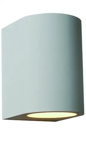 APPLIQUE DA PARETE VIGOR DELFI GESSO BIANCO   2X35 W