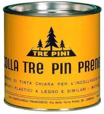 ADESIVI TRE PIN PRENE LATTA P/LAMINATI 1000 G 12 PZ