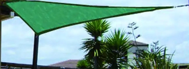 RETE PARASOLE BLINKY EMILY VERDE TRIANGOLARE  3X3X3 M