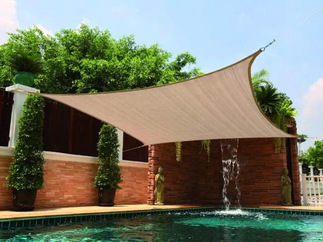 RETE PARASOLE BLINKY KITTY BEIGE QUADRA 3,6X3,6 M