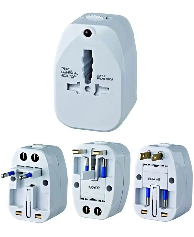 ADATTATORE UNIVERSALE VIAGGIO PRESA 10A 2P+T MULTIPLO