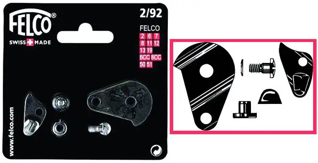 RIC-FELCO FORBICI KIT 2-6-7-8-11-12-13 ART. 2/92