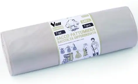 SACCHI EDILIZIA VIGOR 80MY AMBRATO 7PZ C/LACCIO 90X120 CM 20 ROTOLI